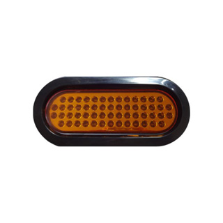 GF-6608 6 inch Oval 56 LED Truck Lorry Brake Lights Stop Turn Tail Lamp Turn Signal Stop Lights